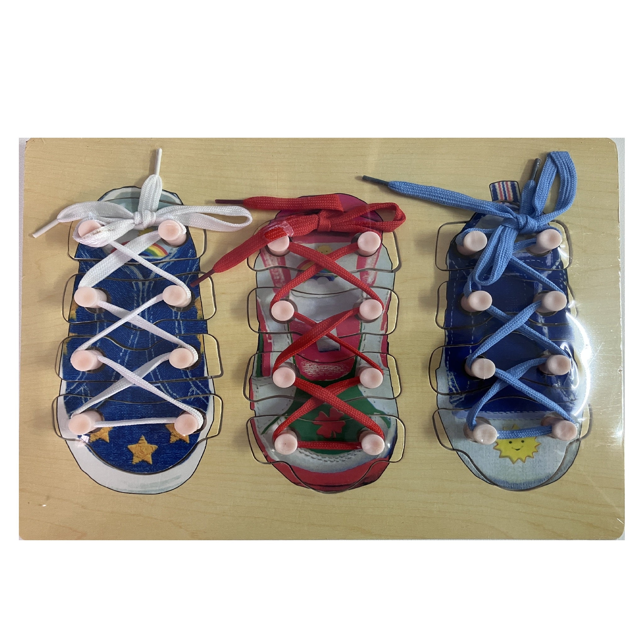 Wooden Puzzle - Shoelaces