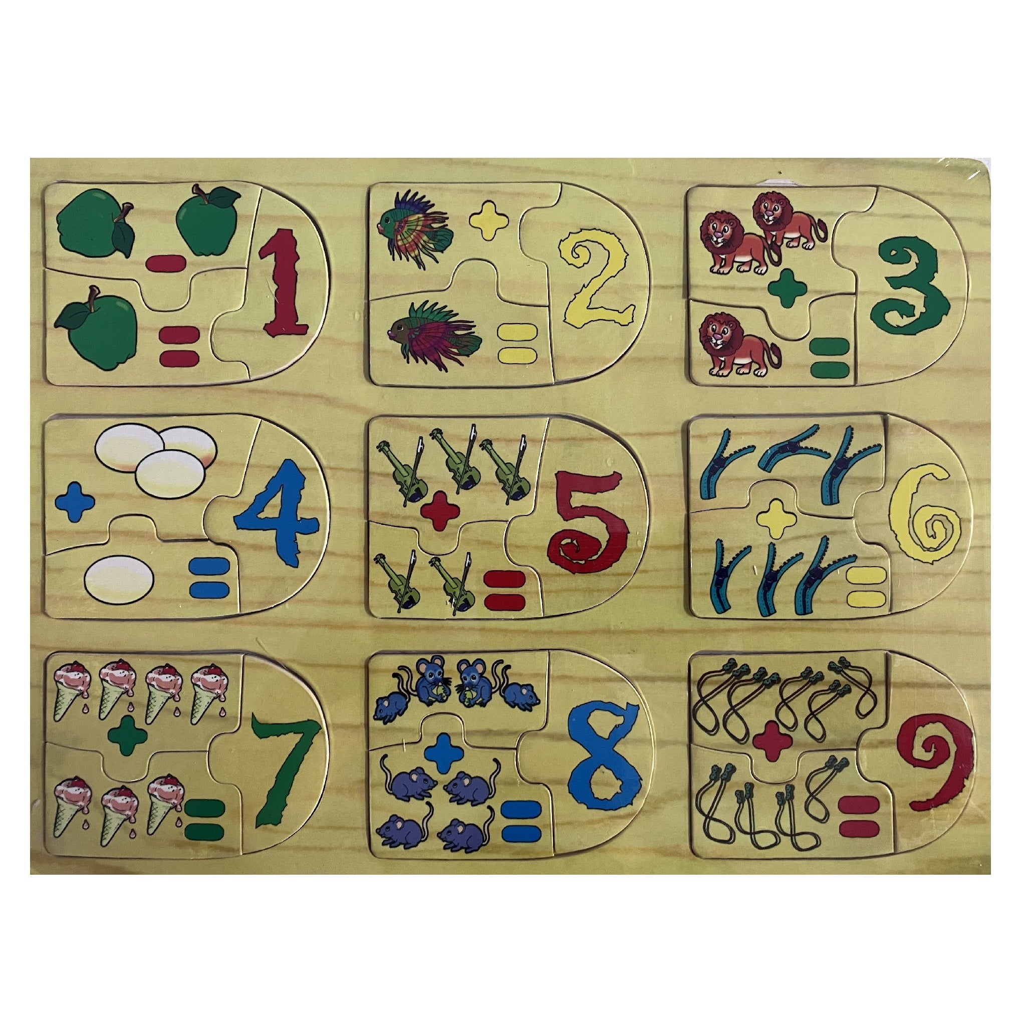 Wooden Puzzle - Addition and Subtraction