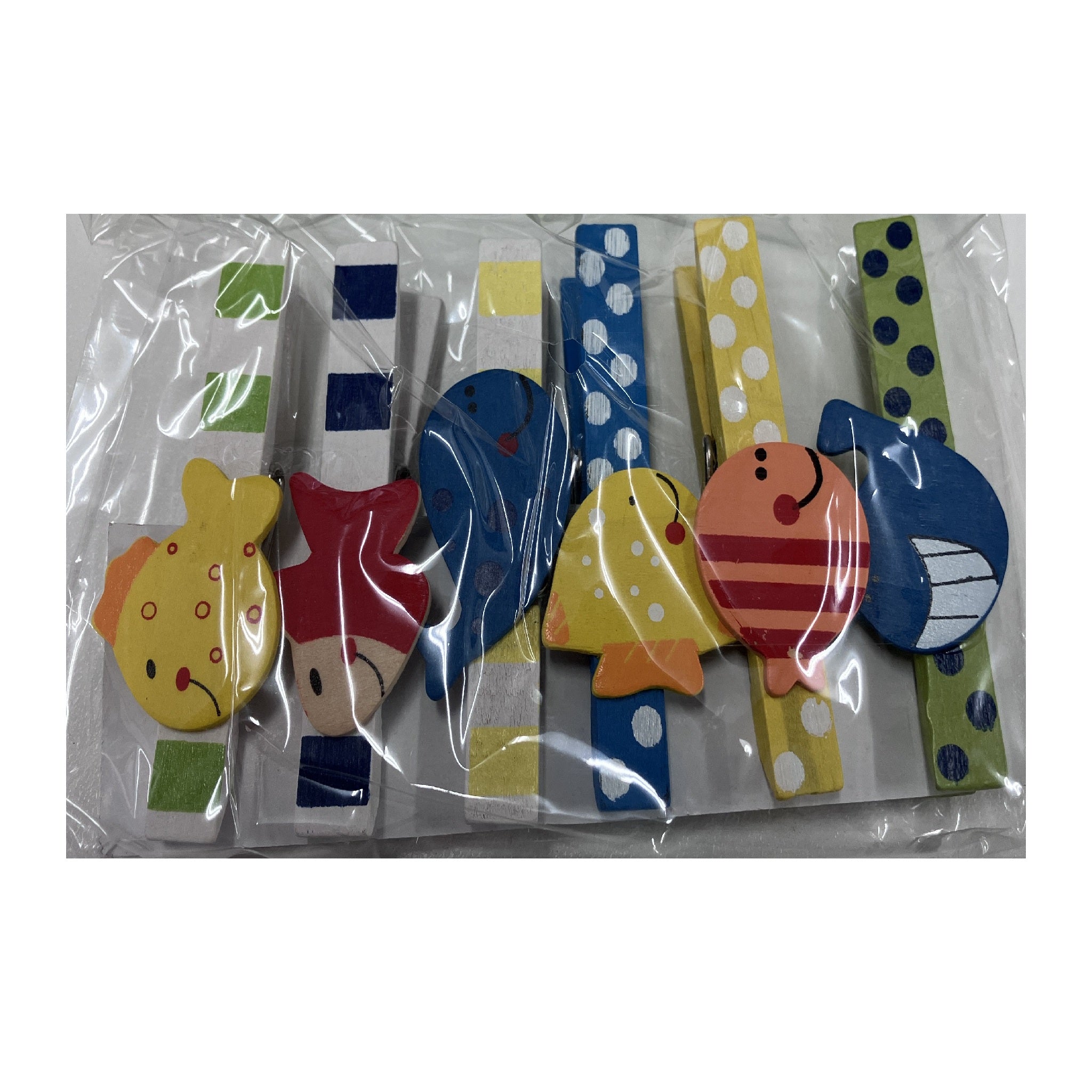 Wooden Magnetic Pegs - Assorted Designs