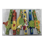 Wooden Magnetic Pegs - Assorted Designs