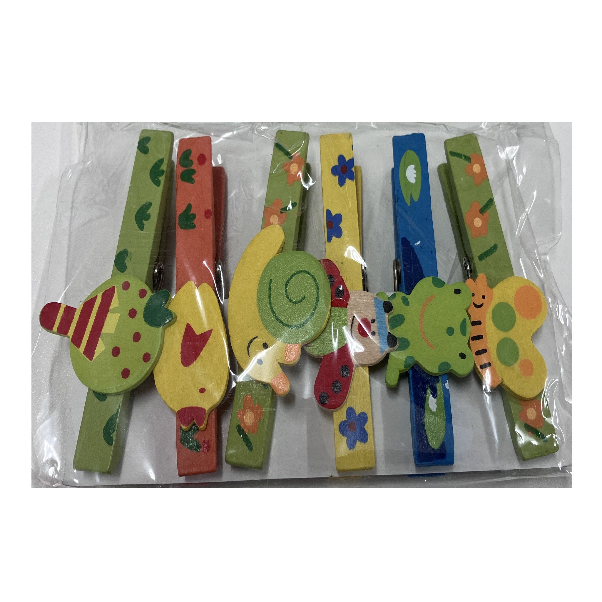 Wooden Magnetic Pegs - Assorted Designs