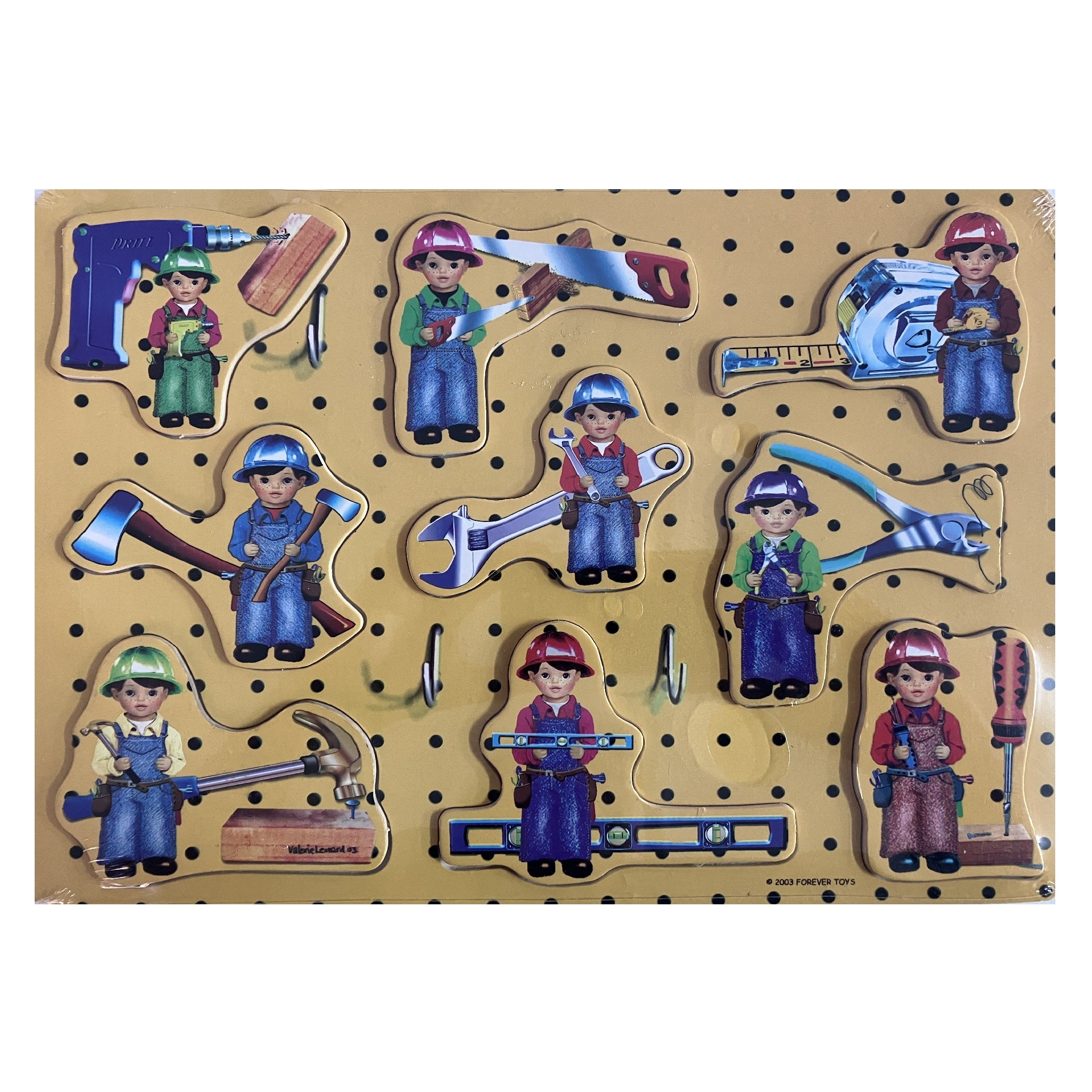 Wooden Puzzle - Tools