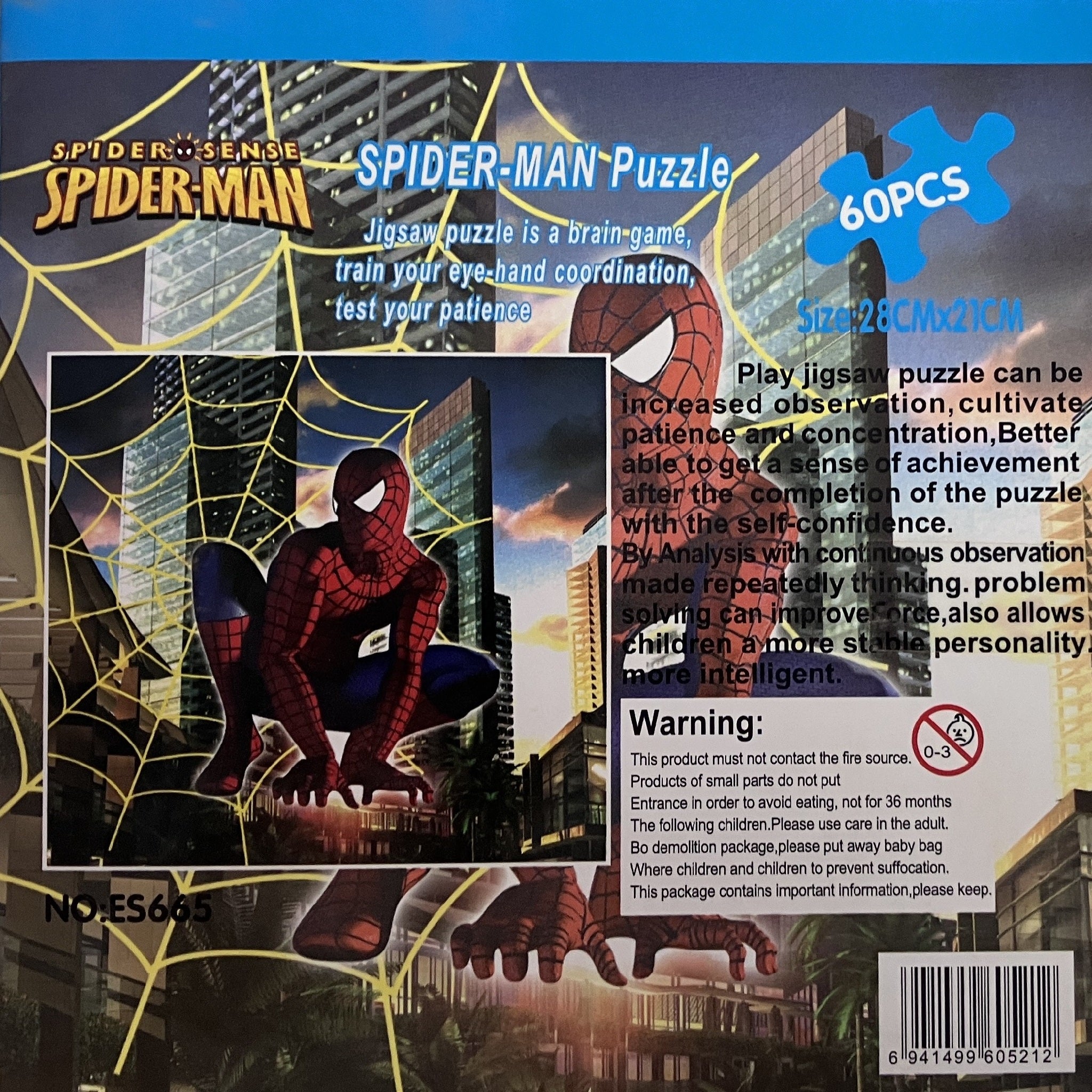 60pc Puzzle - Spiderman