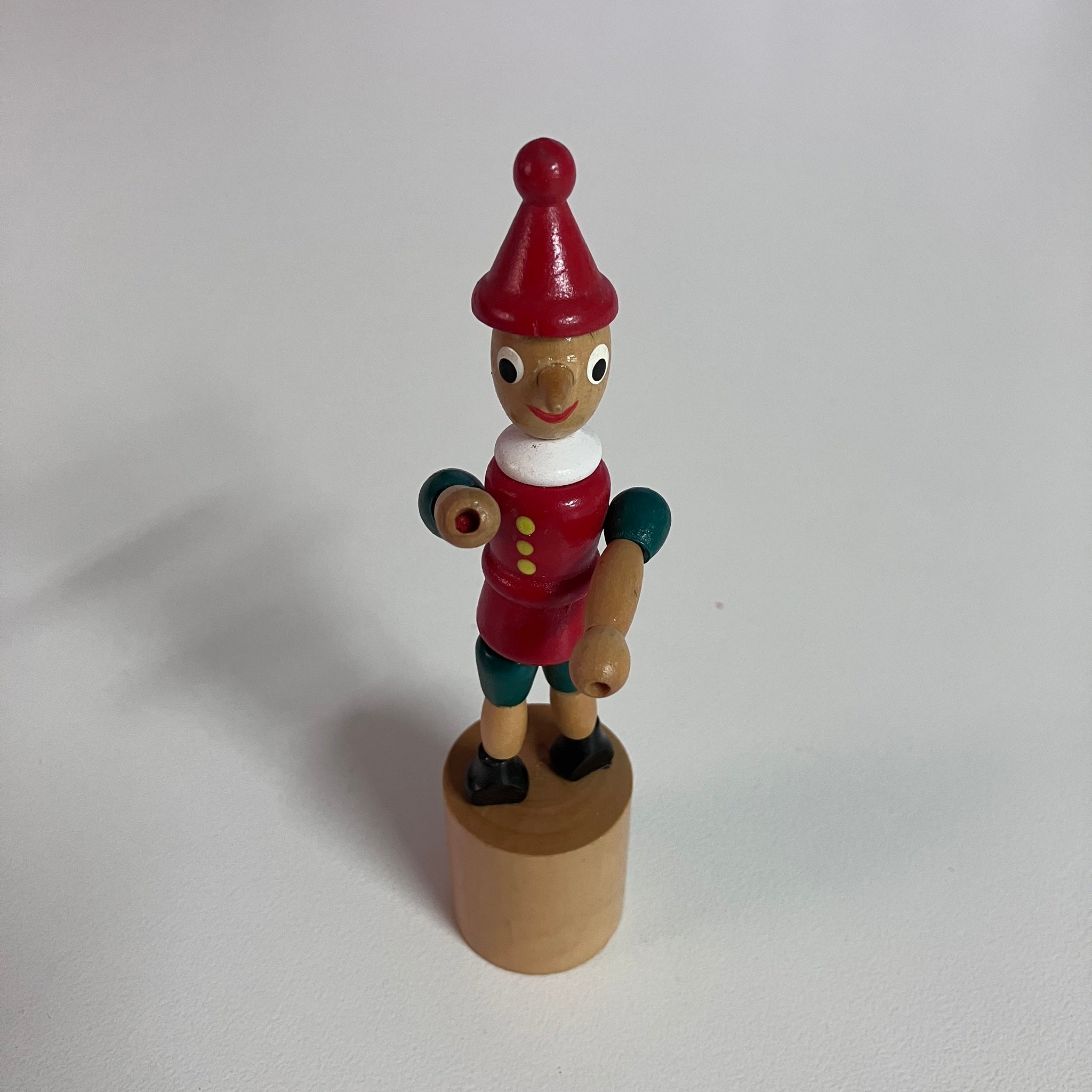 Wooden Push Up Toy - Pinocchio