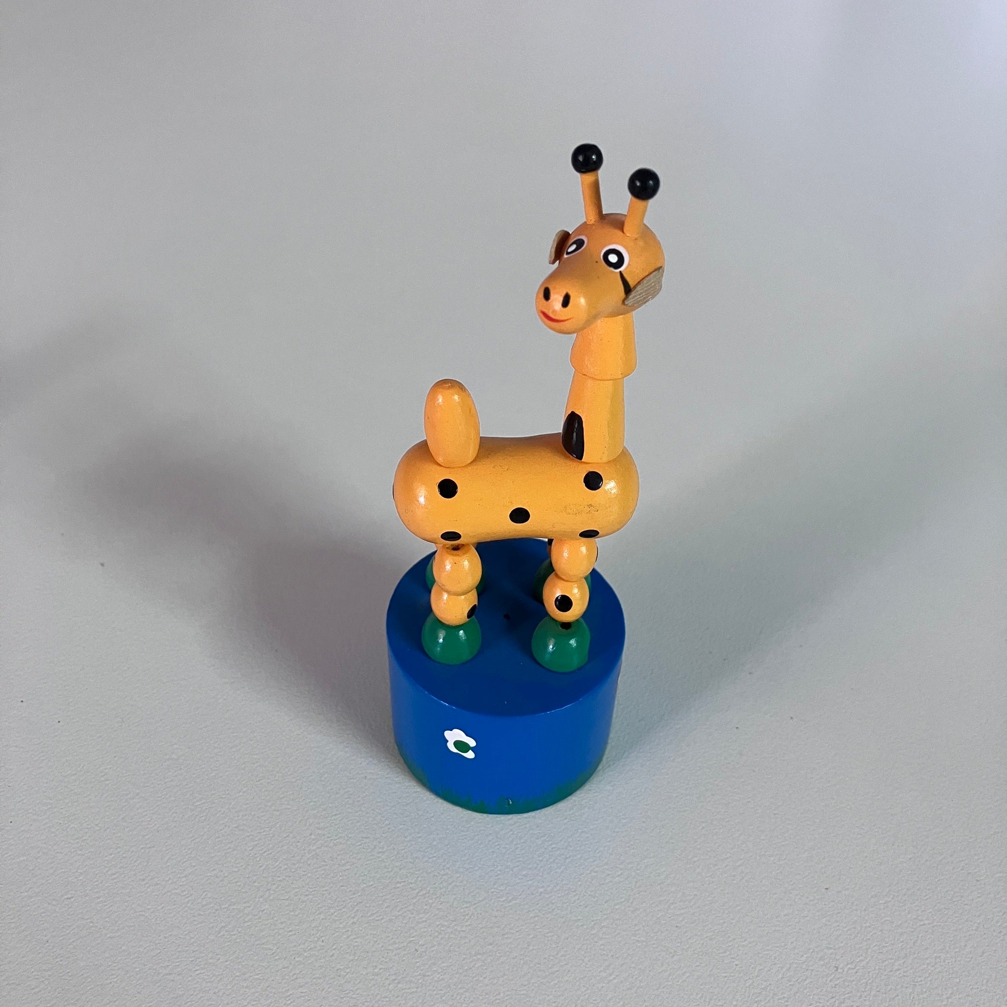 Wooden Push Up Toy - Giraffe - Assorted Designs