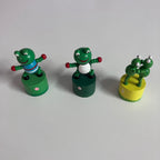 Wooden Push Up Toy - Frogs - Assorted Designs