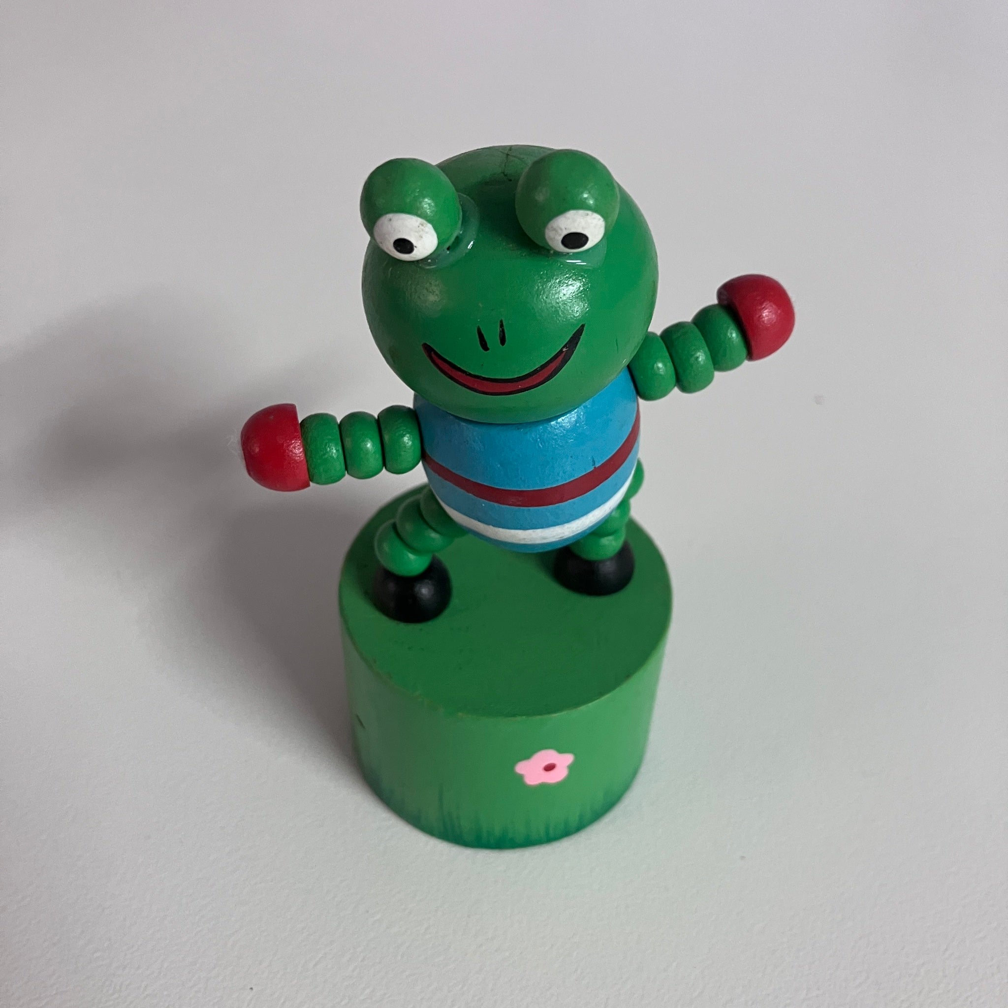 Wooden Push Up Toy - Frogs - Assorted Designs