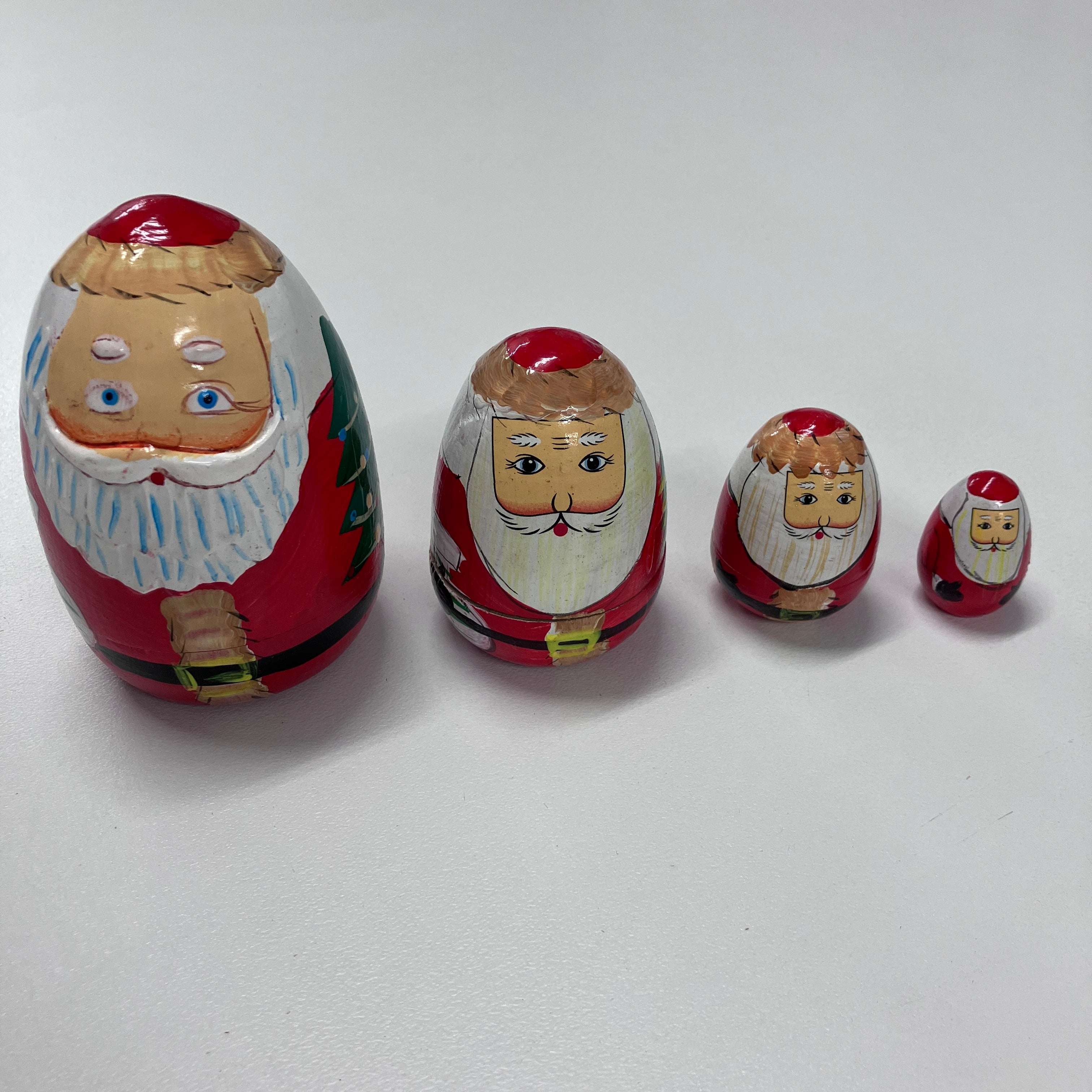 Wooden Russian Doll Set - 4 Dolls