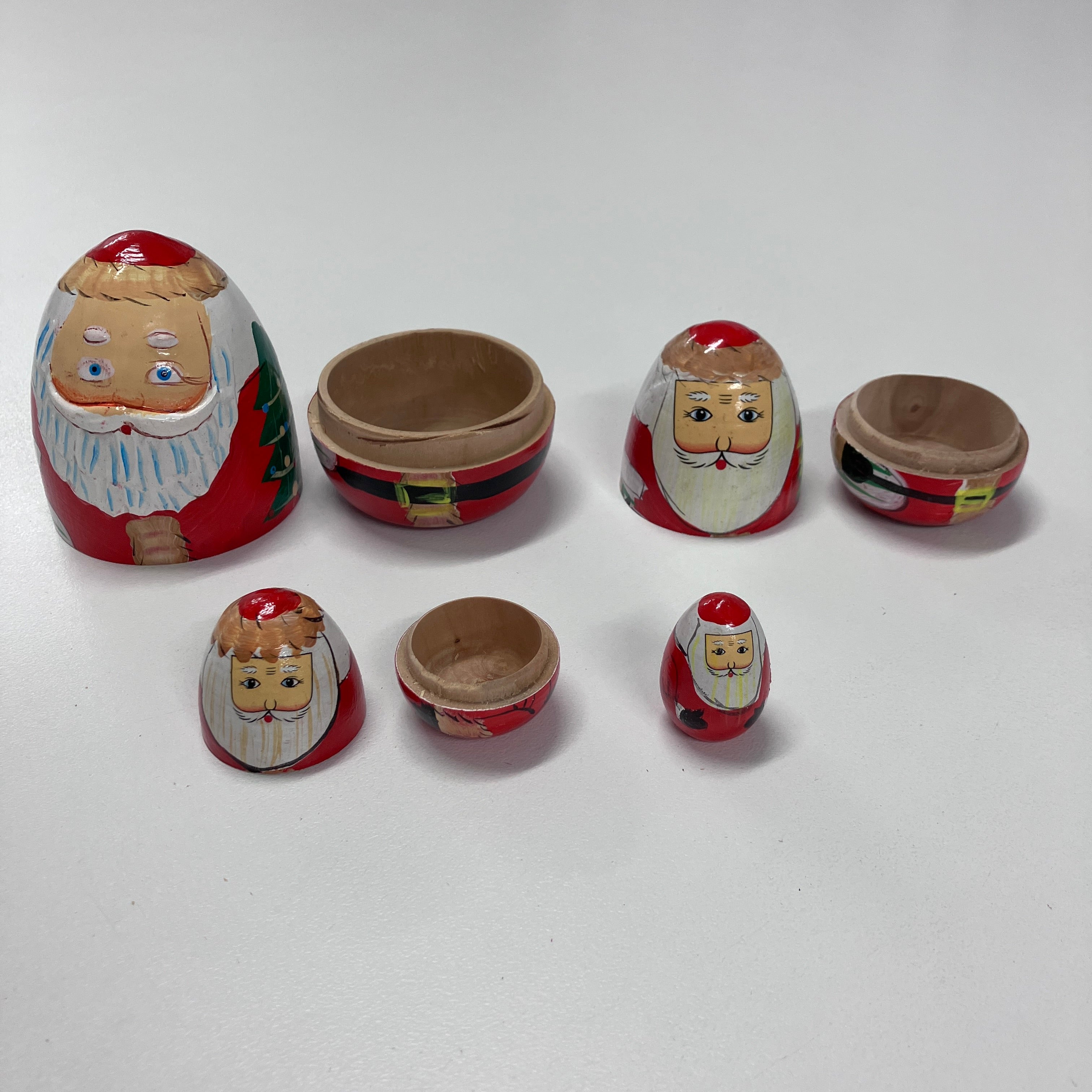 Wooden Russian Doll Set - 4 Dolls