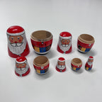 Wooden Russian Doll Set - 5 Dolls - Santa - Assorted Designs