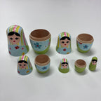 Wooden Russian Doll Set - 5 Dolls - Assorted Designs