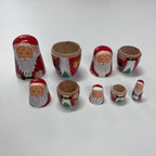 Wooden Russian Doll Set - 5 Dolls - Santa - Assorted Designs
