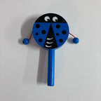 Wooden Rattle Drum - Large - Beetle