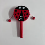 Wooden Rattle Drum - Large - Beetle