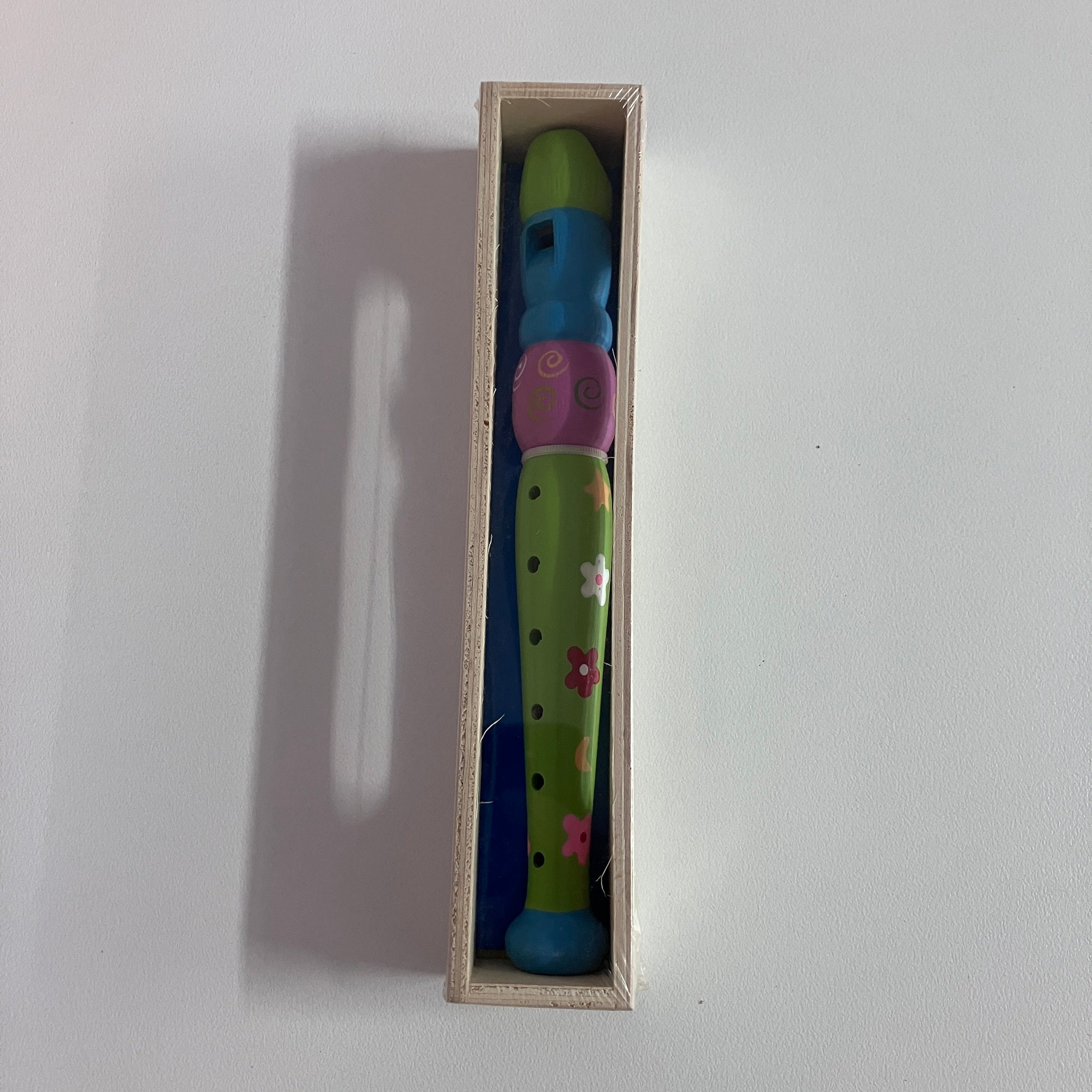 Wooden Recorder in Wooden Box - Small - Assorted Designs