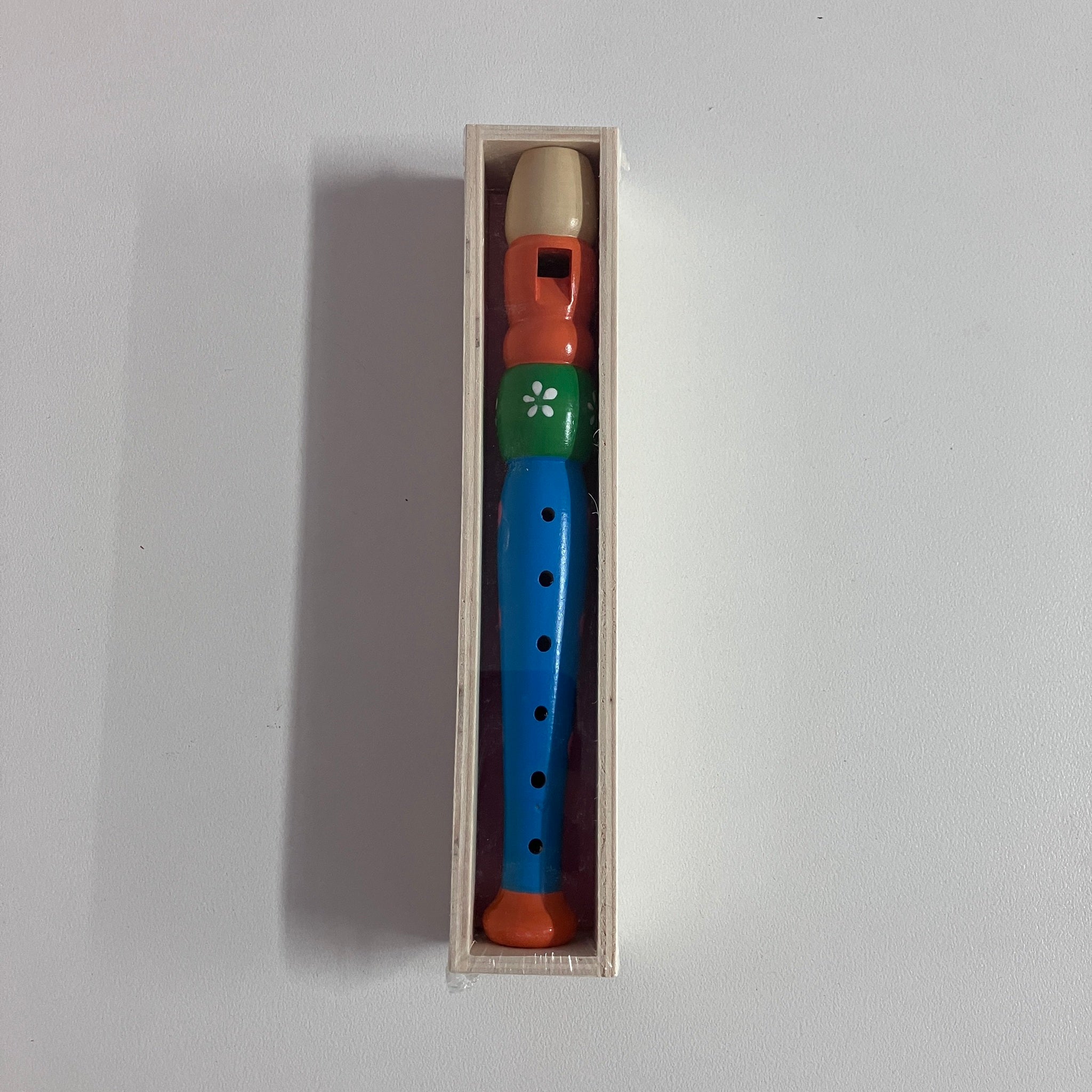 Wooden Recorder in Wooden Box - Small - Assorted Designs