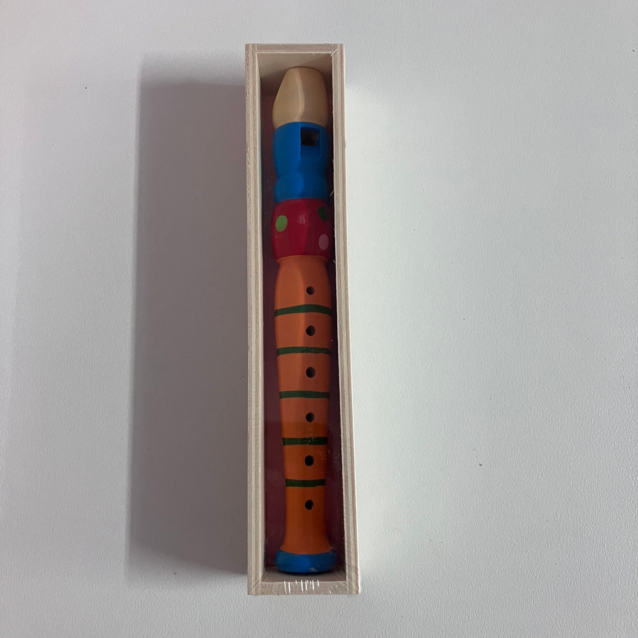 Wooden Recorder in Wooden Box - Small - Assorted Designs