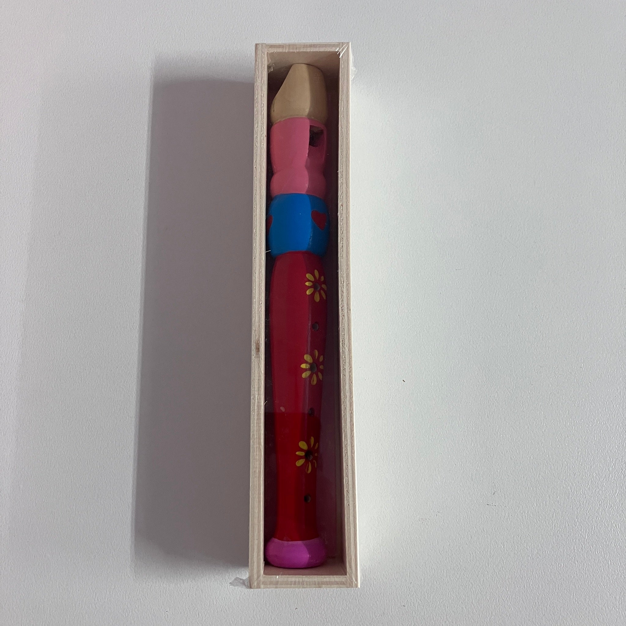 Wooden Recorder in Wooden Box - Small - Assorted Designs