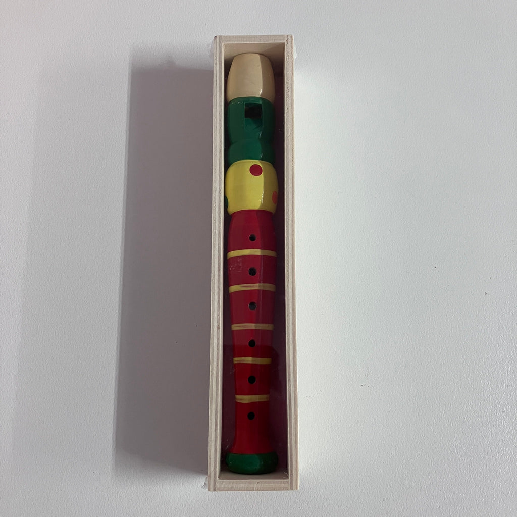 Wooden Recorder in Wooden Box - Small - Assorted Designs