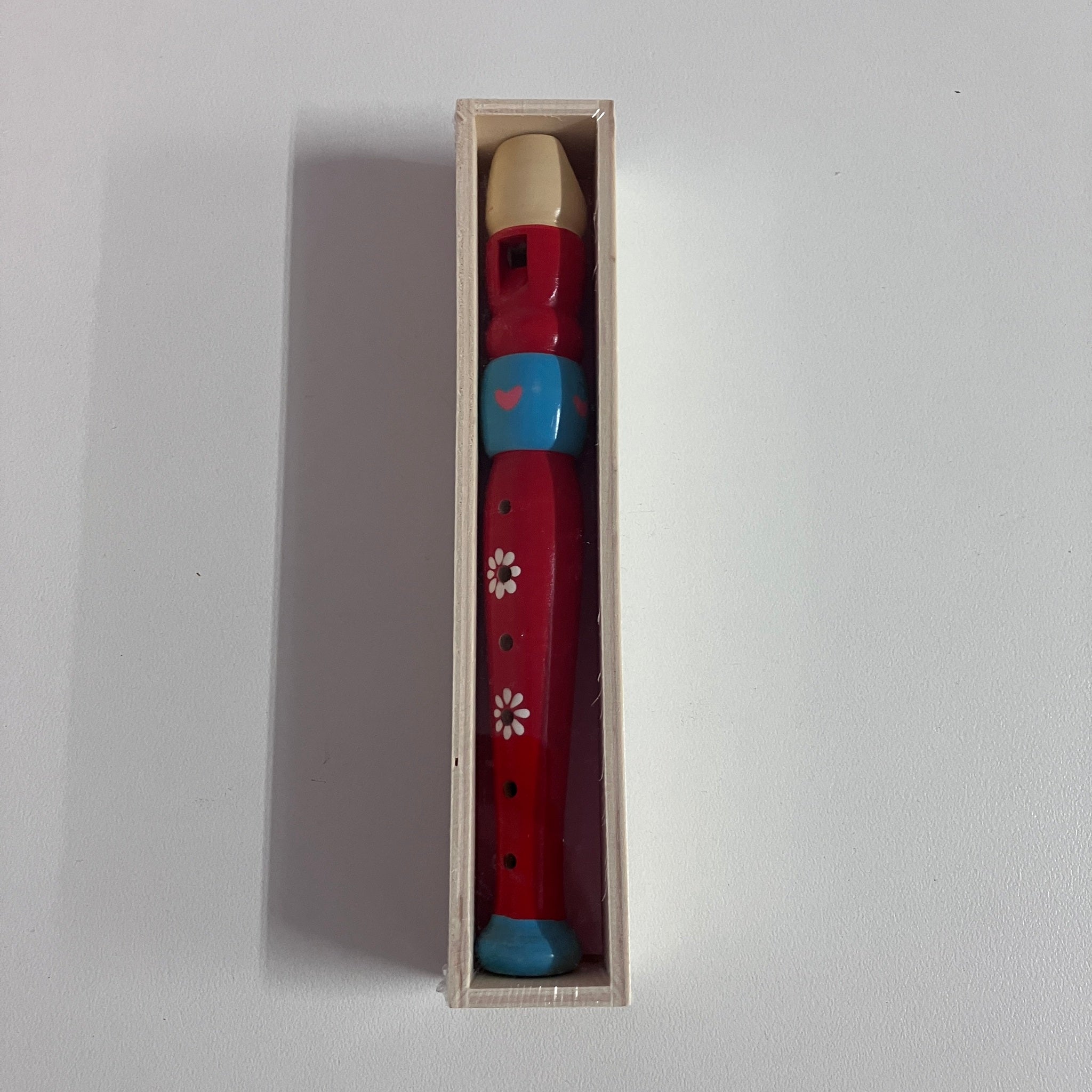 Wooden Recorder in Wooden Box - Small - Assorted Designs