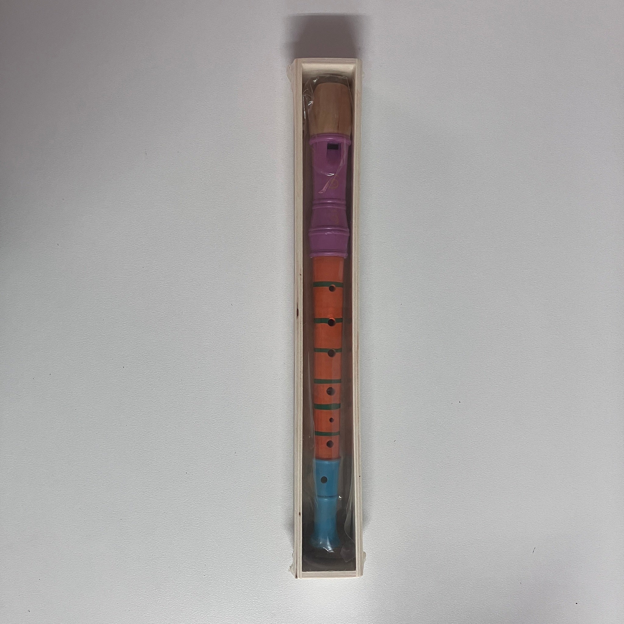 Wooden Recorder in Wooden Box - Large - Assorted Designs