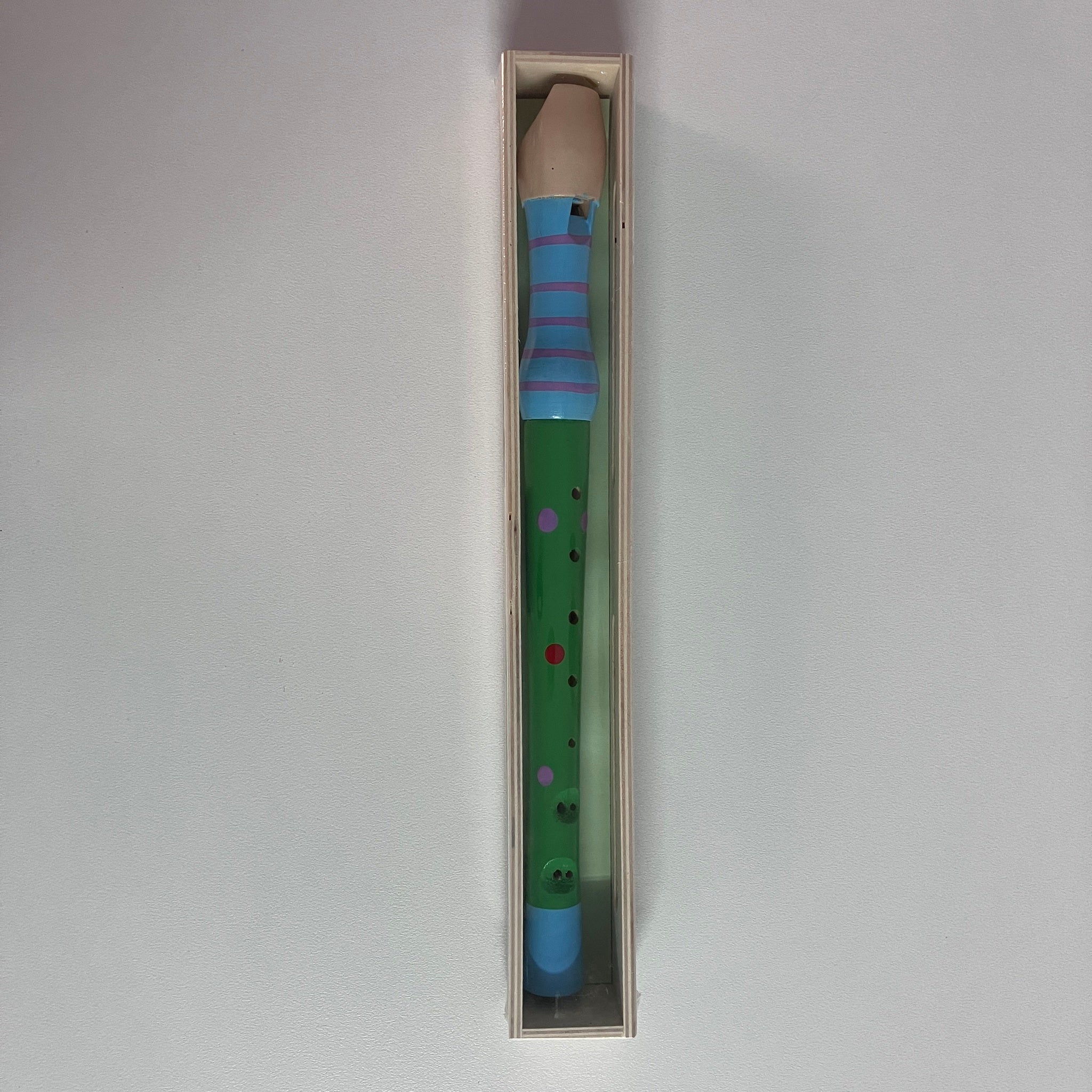 Wooden Recorder in Wooden Box - Large - Assorted Designs