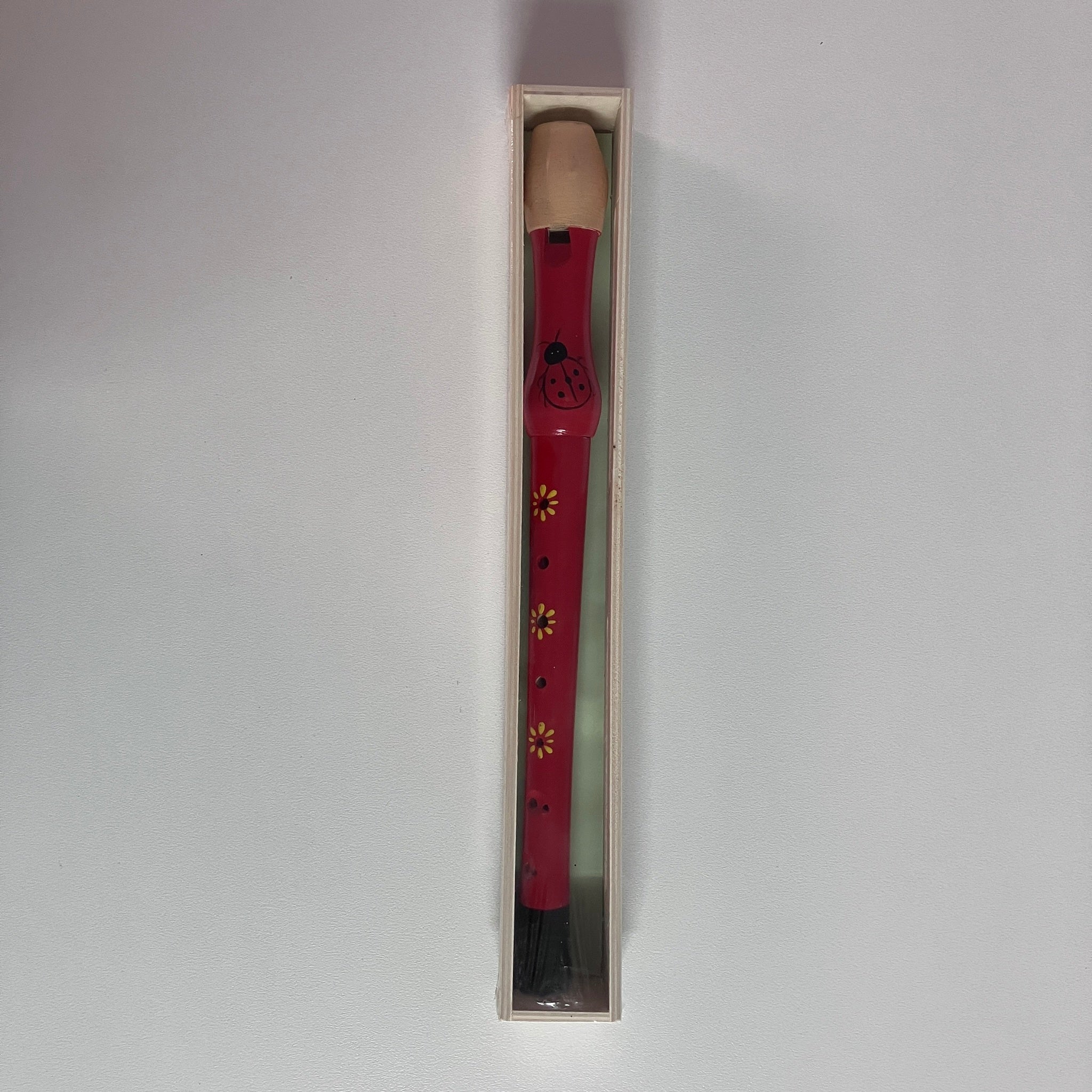 Wooden Recorder in Wooden Box - Large - Assorted Designs