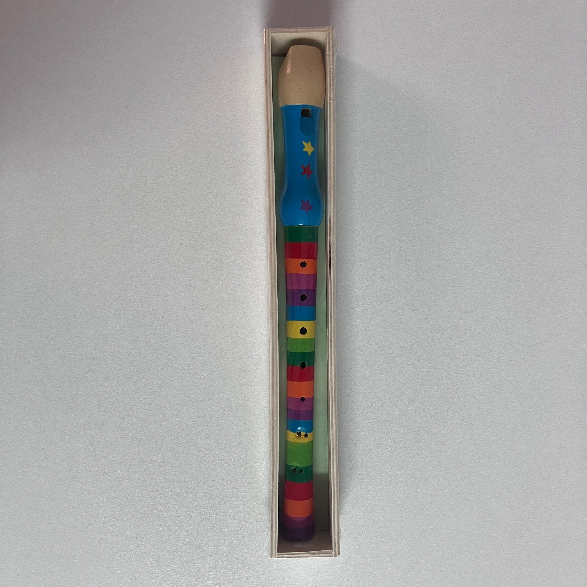 Wooden Recorder in Wooden Box - Large - Assorted Designs