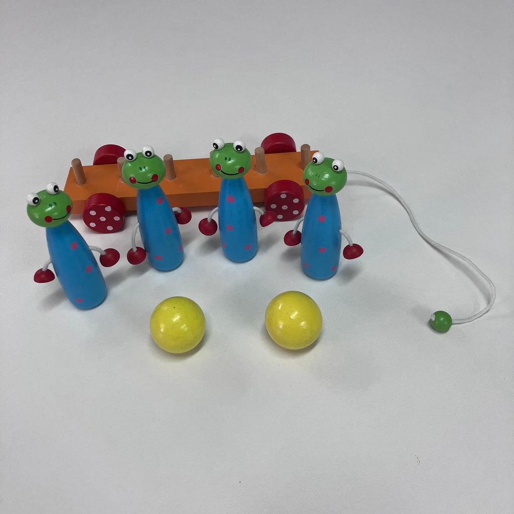 Wooden Skittles Car - Animals - Assorted Designs