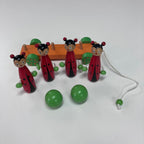 Wooden Skittles Car - Animals - Assorted Designs