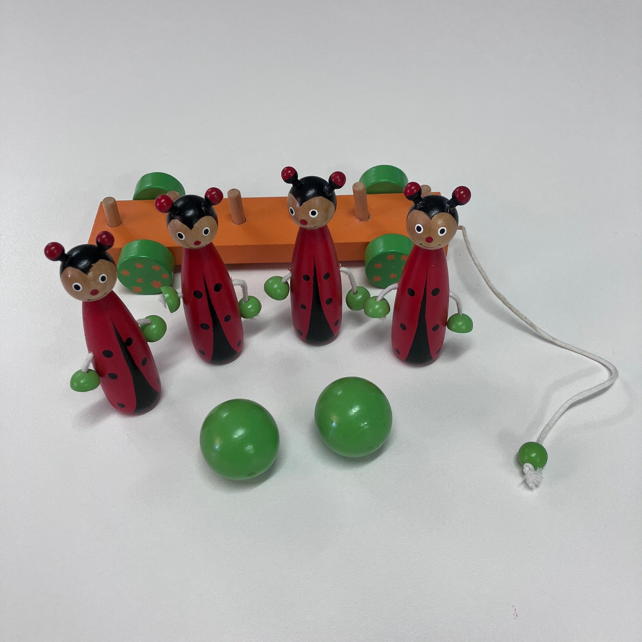 Wooden Skittles Car - Animals - Assorted Designs