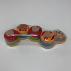 Wooden Shape Sorting Caterpillar