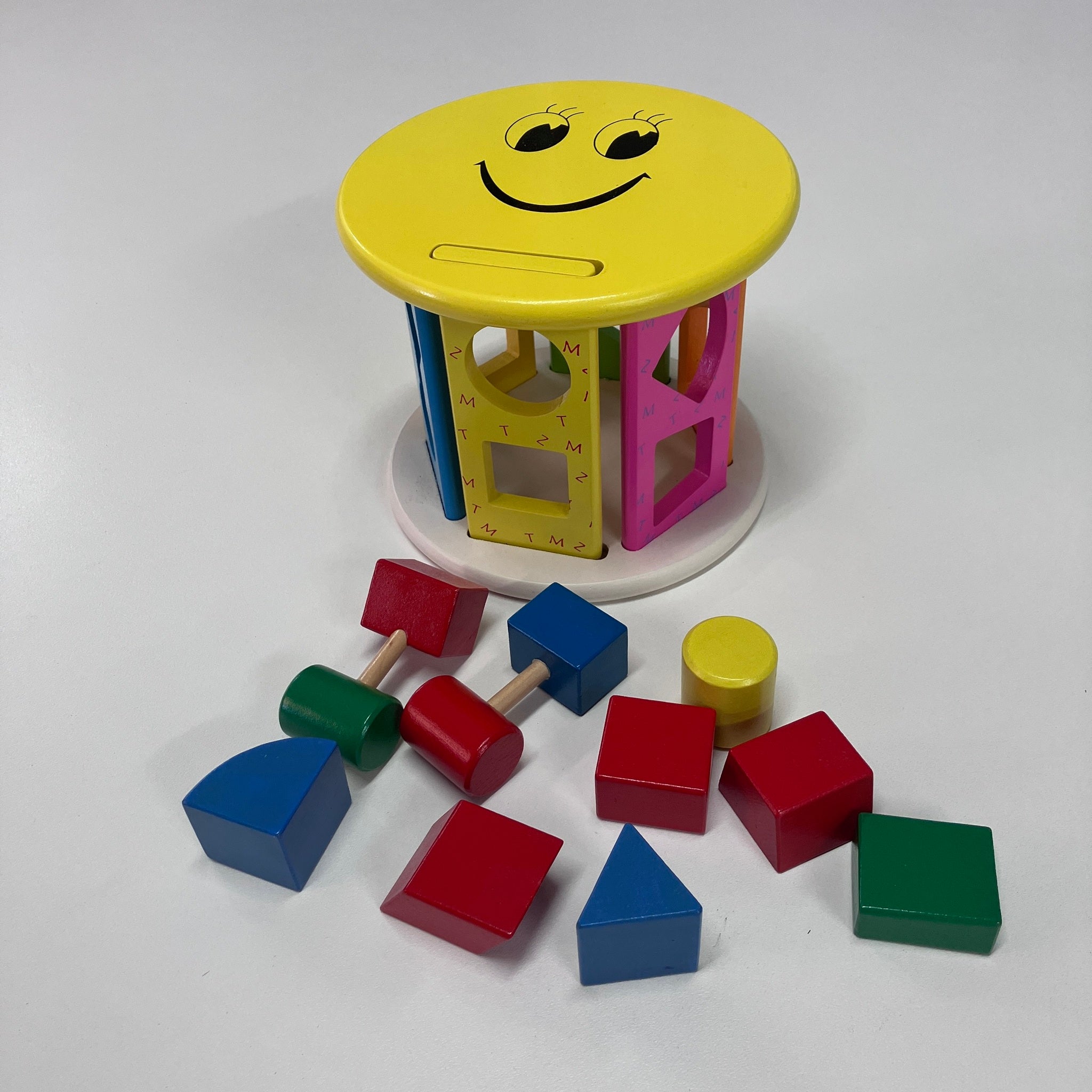 Wooden Shape Sorting Wheel