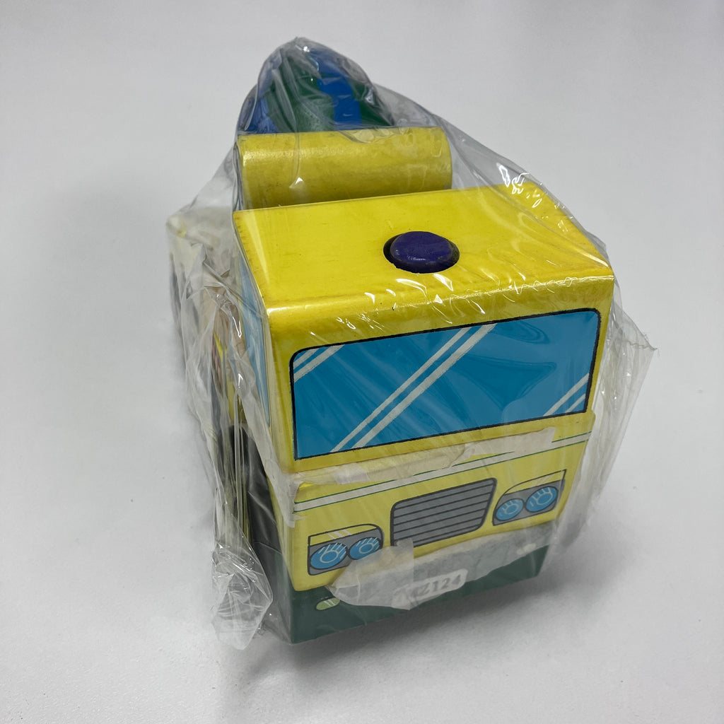 Wooden Stacking Construction Vehicles - Cement Mixer