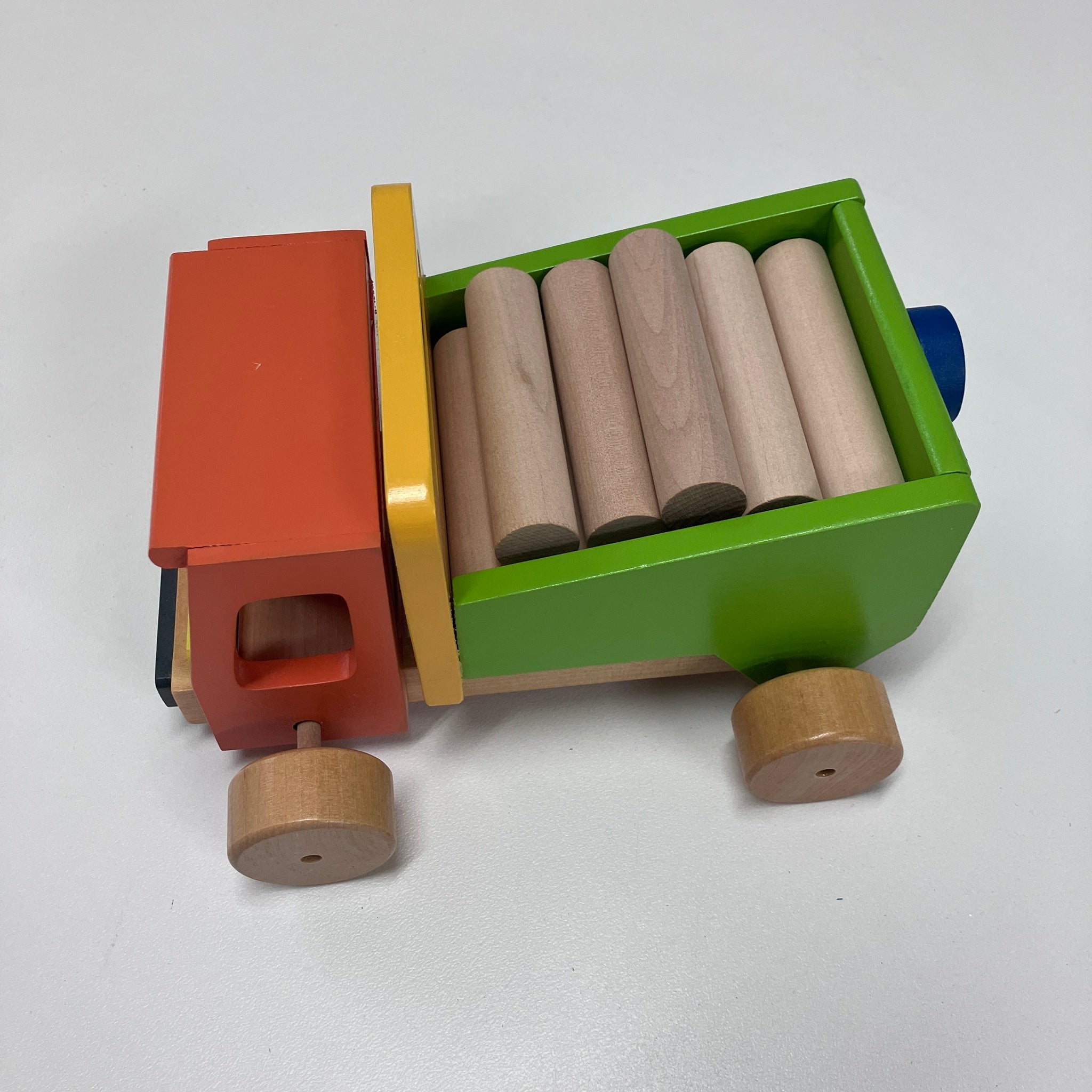 Wooden Stacking Construction Vehicles - Dump Truck