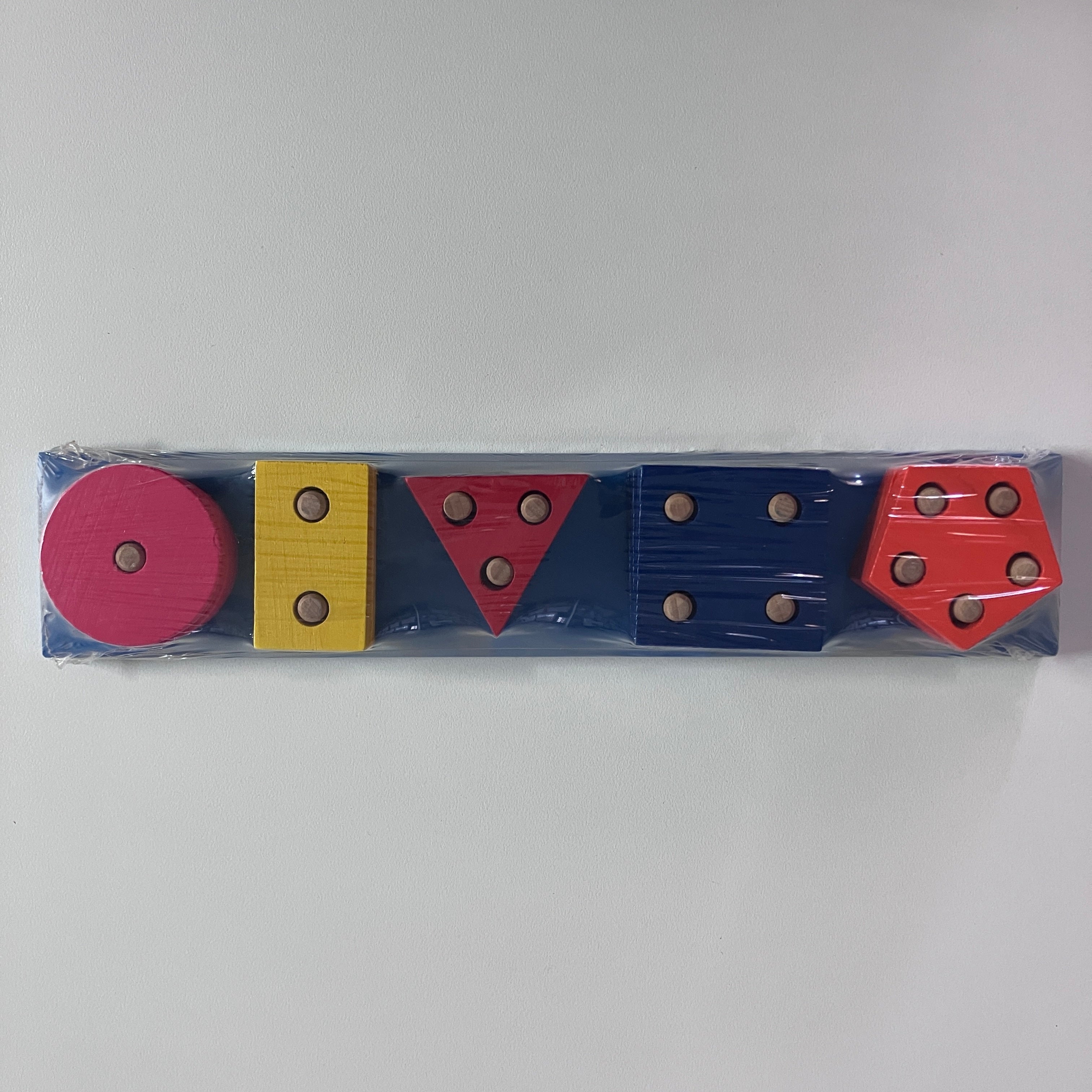 Wooden Geometry Stacker - Shapes