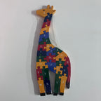 Wooden Block Puzzle - Alphabet & Number - Giraffe