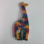 Wooden Block Puzzle - Alphabet & Number - Giraffe
