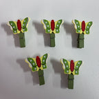 Wooden Mini Pegs - Butterfly