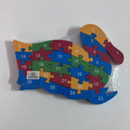 Wooden Block Puzzle - Alphabet & Number - Duck