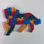 Wooden Block Puzzle - Alphabet & Number - Horse