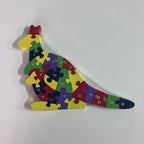 Wooden Block Puzzle - Alphabet & Number - Kangaroo