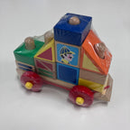 Wooden Pull Along Block Vehicle - Assorted Designs