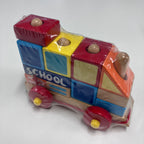 Wooden Pull Along Block Vehicle - Assorted Designs