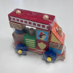 Wooden Pull Along Block Vehicle - Assorted Designs