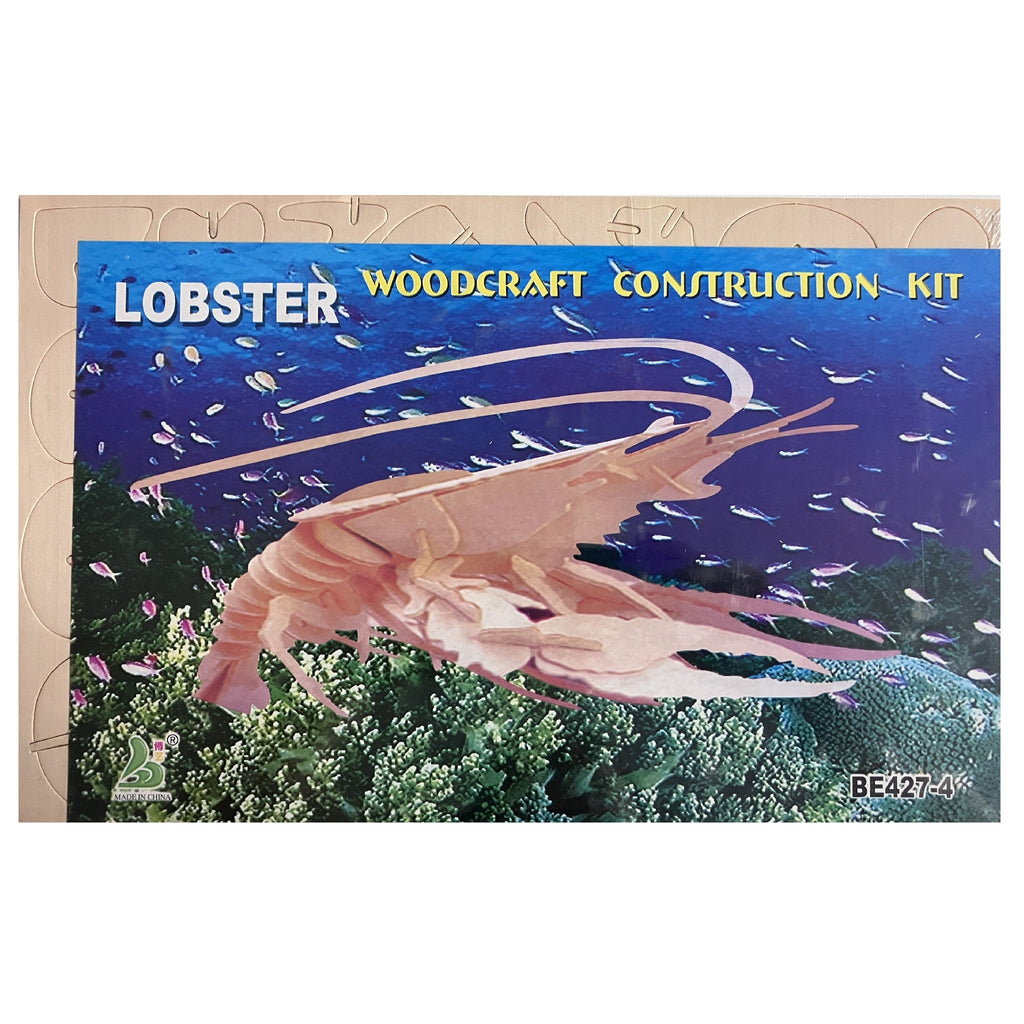 Wooden Woodcraft Construction Kit - Lobster