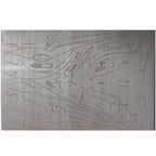 Wooden Woodcraft Construction Kit - Plane SU-27