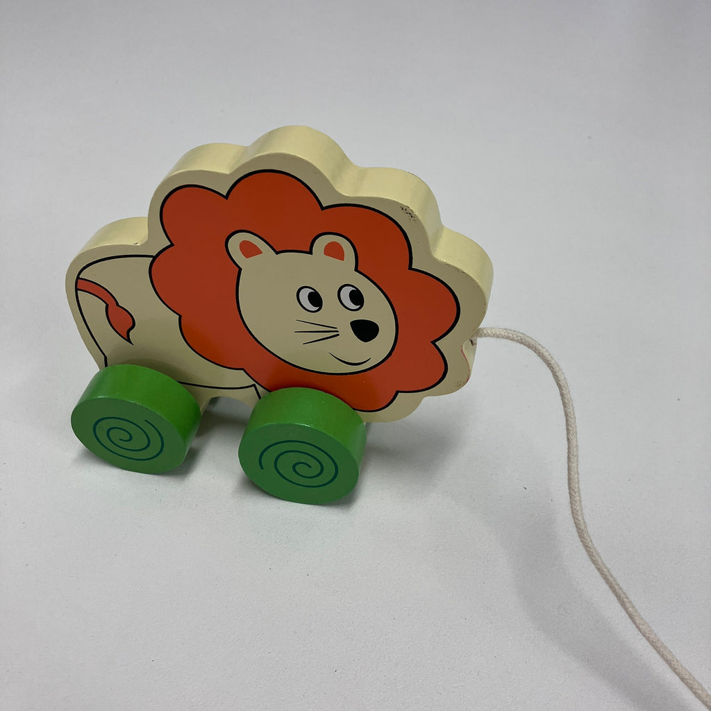 Wooden Pull Along Animals - Assorted Designs
