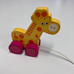 Wooden Pull Along Animals - Assorted Designs