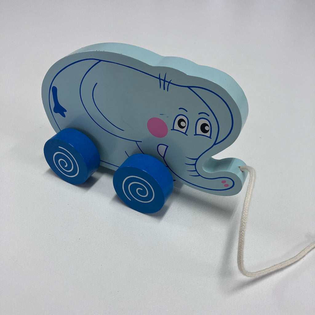 Wooden Pull Along Animals - Assorted Designs